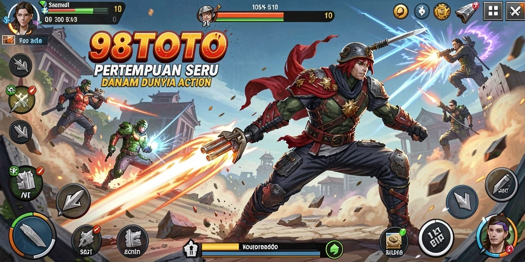 Tampilan aksi seru dari gameplay 98TOTO yang mendebarkan.