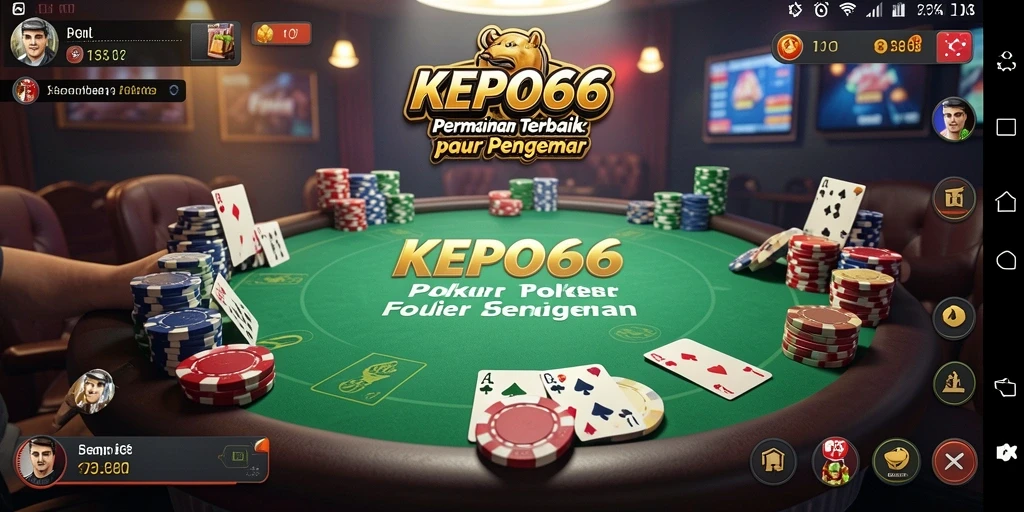 Tampilan gameplay poker yang mendebarkan dan menarik di KEPO66.
