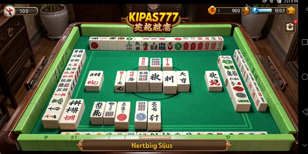 Screenshot KIPAS777 menampilkan gameplay Mahjong yang mengasyikkan.