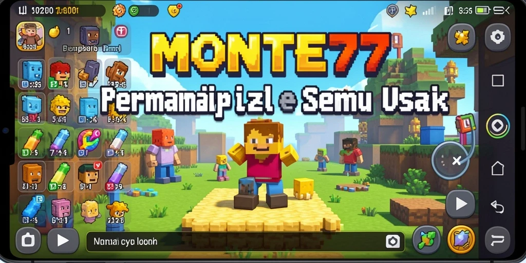 Tampilan gameplay MONTE77 dengan teka-teki menantang.