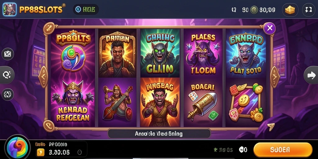 Screenshot gameplay PP88SLOTS menampilkan kengerian dan ketegangan yang mendebarkan.