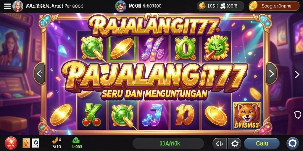 Tampilan screenshot RAJALANGIT77 yang menampilkan gameplay Slot yang seru.