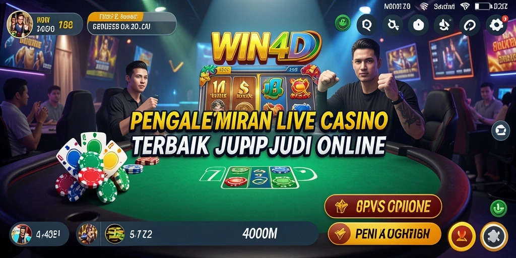 Pengalaman seru bermain Live Casino dengan <strong>WIN4D</strong>.